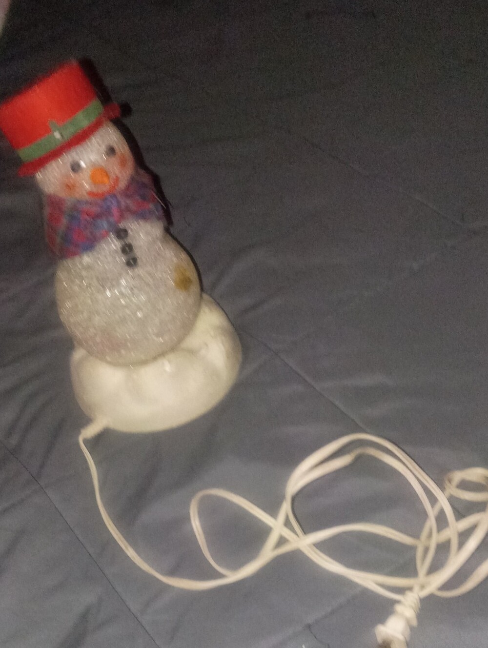 Vintage Avon Chilly Samantha Snowman Decor